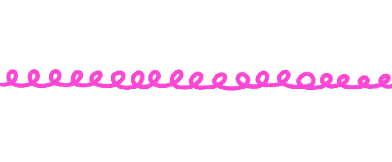 pink squiggle line